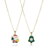 Christmas Cartoon Pendant Necklace_Cwaje2156