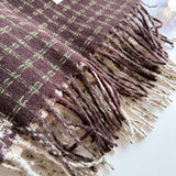 PLAID COLORBLOCK SCARF UNISEX WARM WINTER SHAWL_CWASC1447