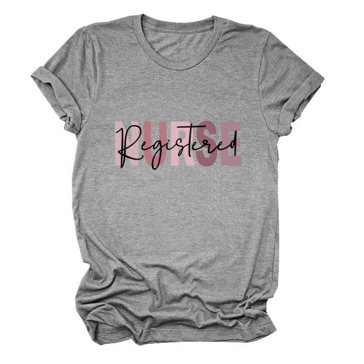 Trendy Plus Size T-Shirt For Women, Short Sleeve_Cwdsd8363