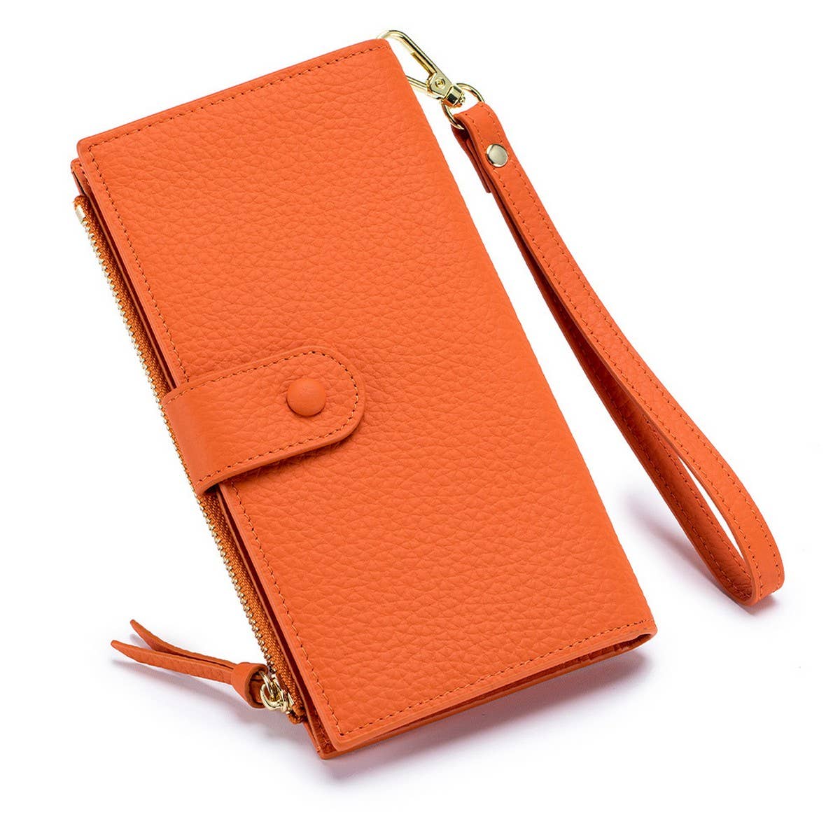 GENUINE LEATHER LONG STYLISH LARGE CAPACITY WALLET_CWAB3799