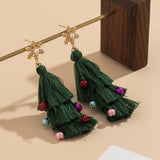 CREATIVE TASSEL CHRISTMAS TREE EARRINGS_CWAJE1491