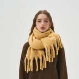 Wool Blend Solid Scarfsof Warm Winter Wrap_Cwasc2319