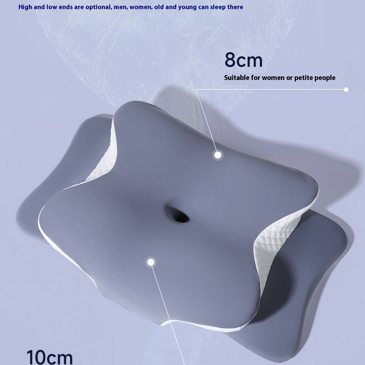 ERGONOMIC BUTTERFLY NECK PILLOW MEMORY FOAM_CWMM8088