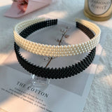 PEARL ACRYLIC HEADBAND STYLISH HAIR ACCESSORY_CWAHA5659