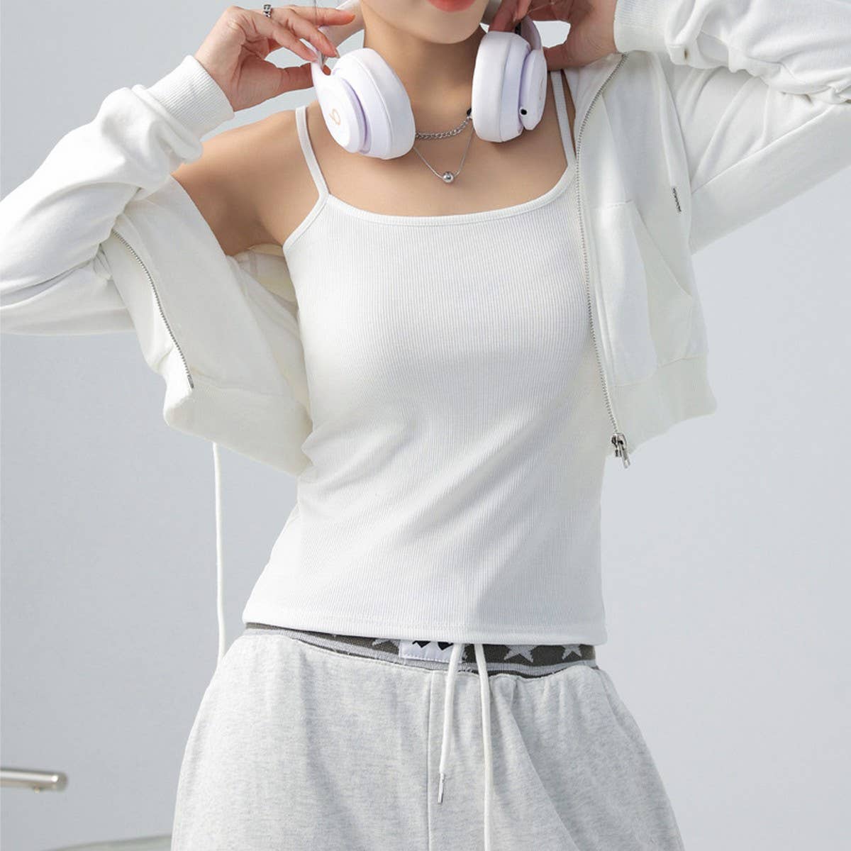 ESSENTIAL BASIC RIBBED CAMISOLE TOP IN 7 COLORS_CWTTK0794