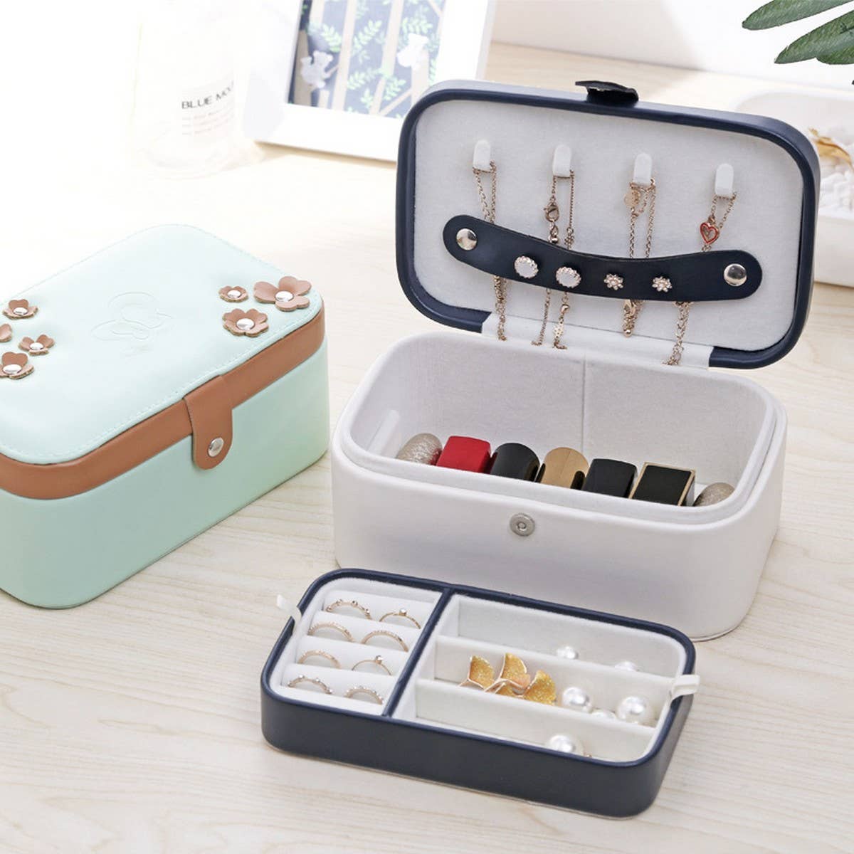 CUTE BUTTON TRAVEL JEWELRY STORAGE BAG_CWAJE1550
