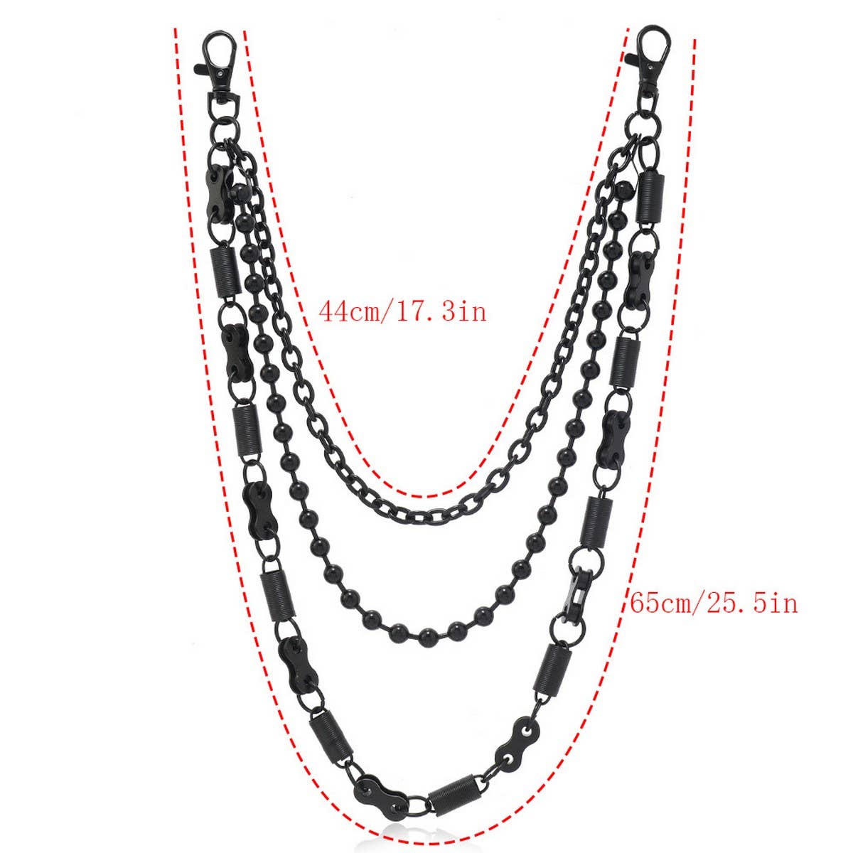 PUNK RETRO DUOCENG METAL TROUSER CHAIN_CWMM4831