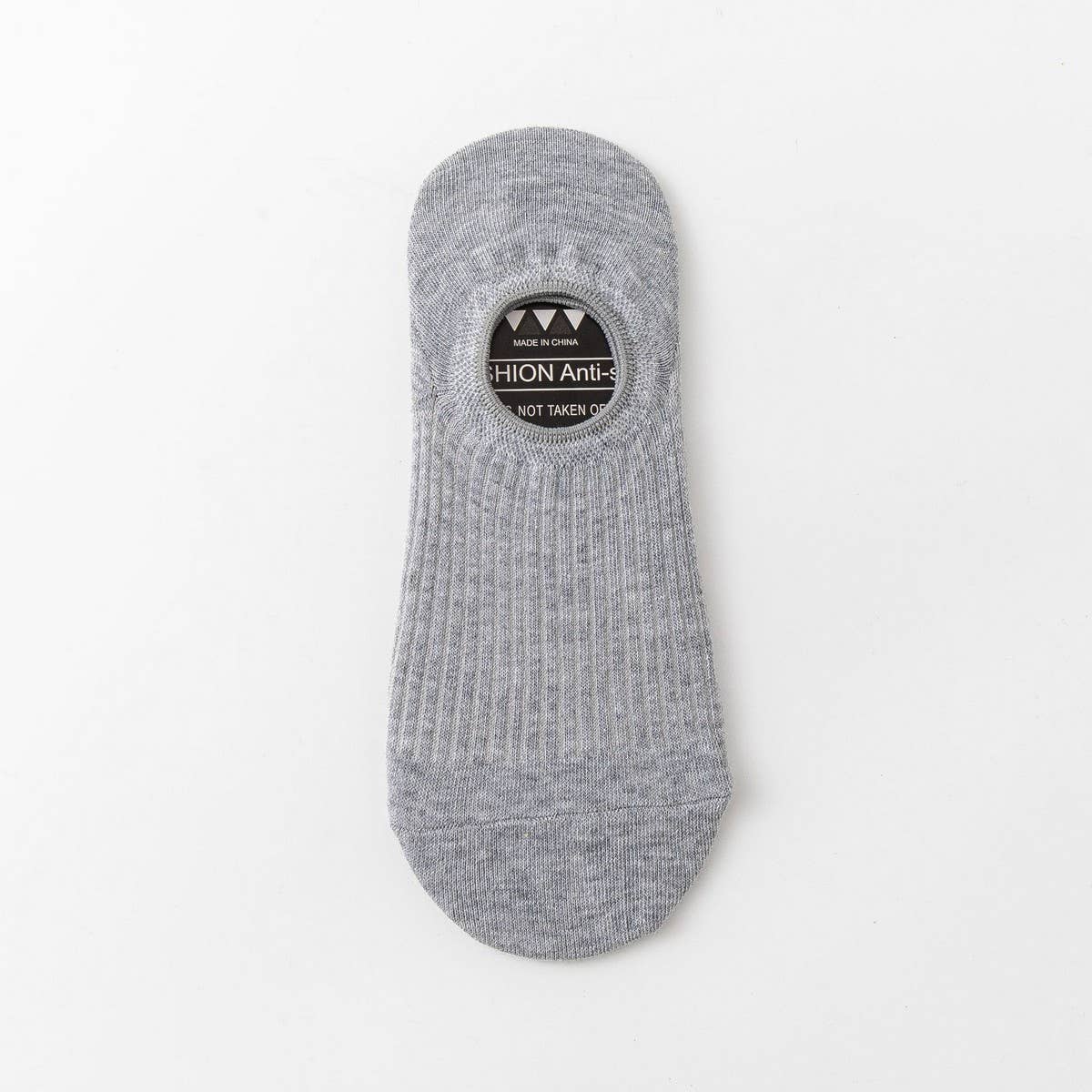 ALL MATCH SOLID COLOR SILICONE BOAT SOCKS FOR MEN_CWMS2033