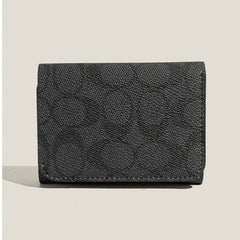 New Vintage Geometric Letter Mini 3-Fold Wallet_Cwab06269