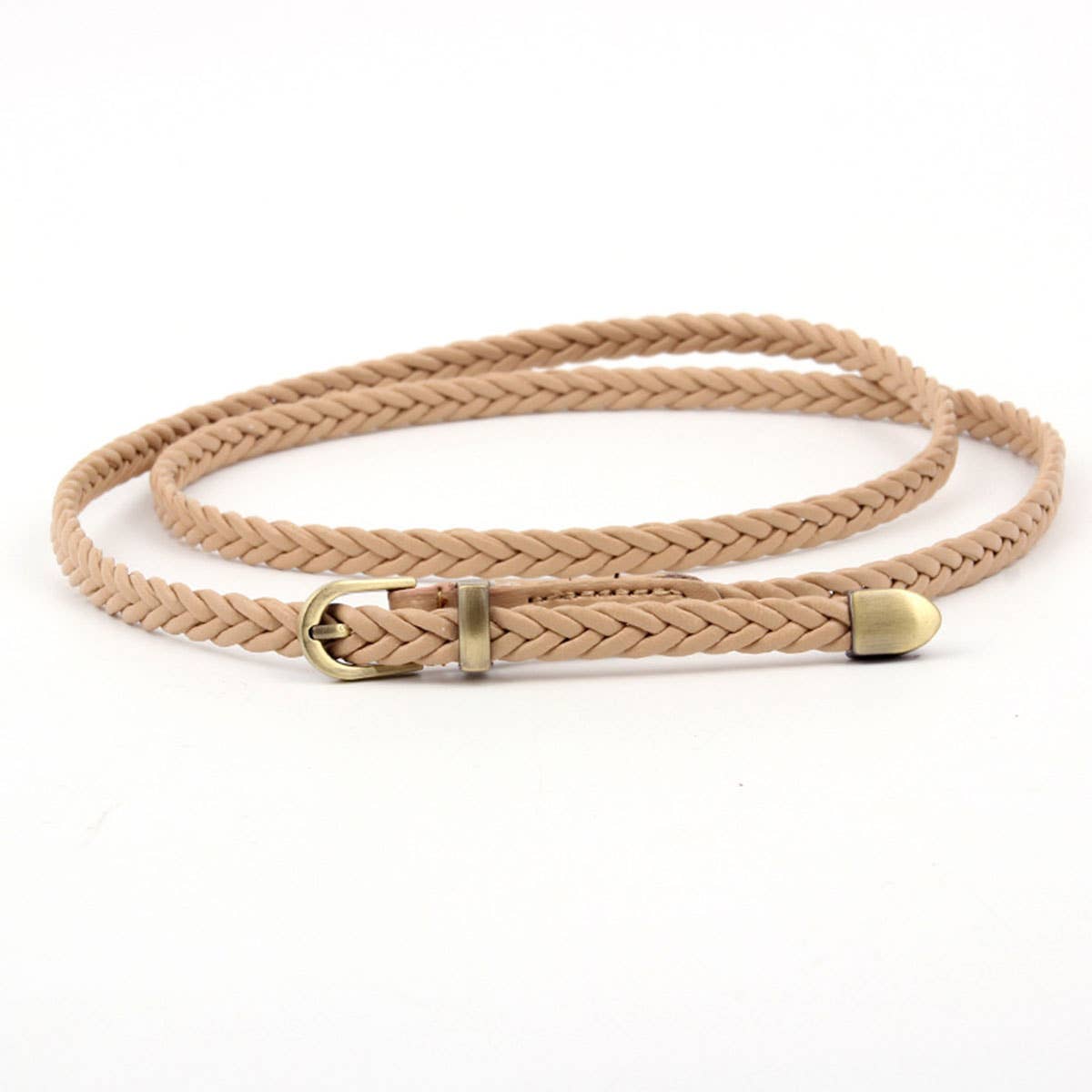 Vintage Woven Slender Belt For Dresses_Cwabe0189
