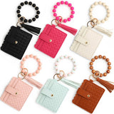 Ven Card Holder With Silicone Bead Keychain_Cwab4961