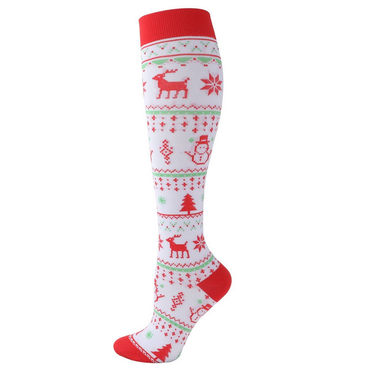 Women'S Christmas Sports Compression Socks_Cwms1870