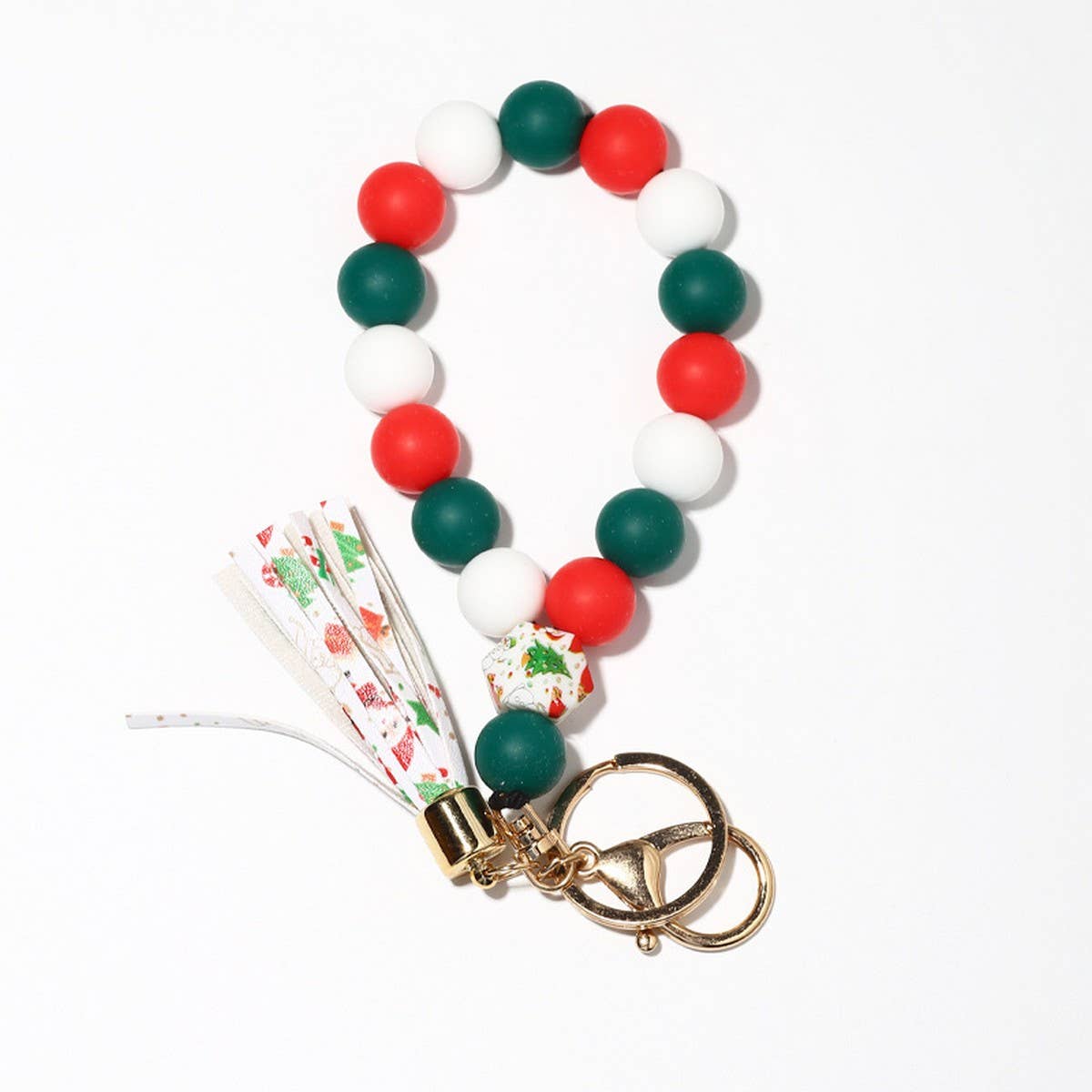 GLOWINTHEDARK HALLOWEEN KEYCHAIN SILICONE BRACELET_CWAB5098