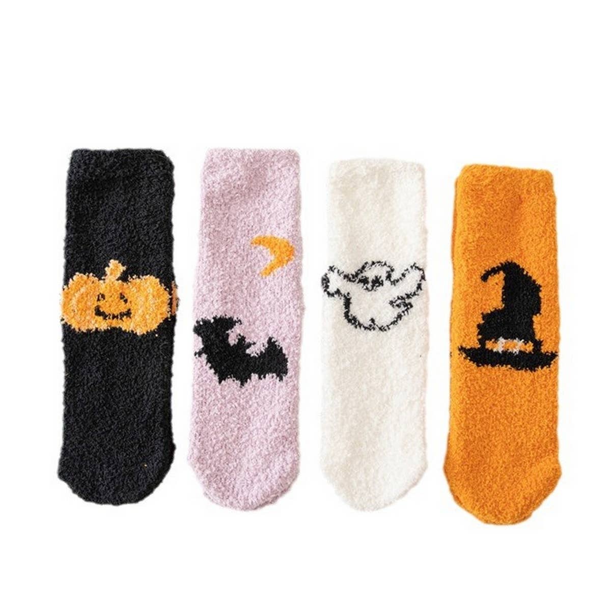 HALLOWEEN THICKENED CORAL FLEECE SOCKS_CWMS0620