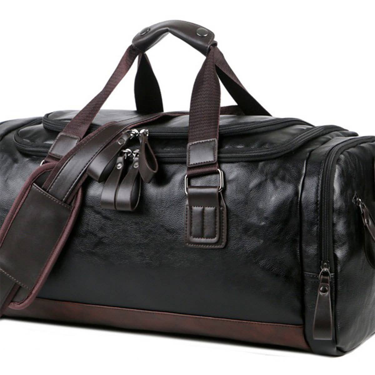 SMALL PU TRAVEL BAG WATERPROOF COLORBLOCK_CWAB5172