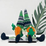 ST PATRICKS DAY STRIPED LONG LEGGED DOLL ORNAMENT_CWMM3442