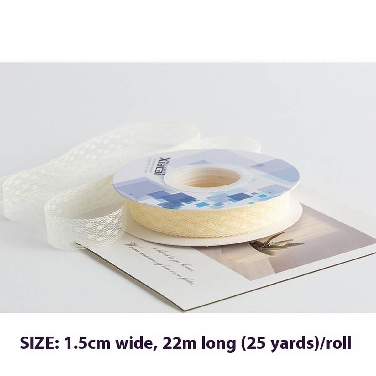 COLORFUL POLKA DOT LACE RIBBON DIY ACCESSORIES_CWMM5747