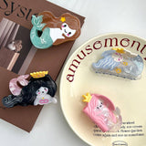 FAIRY TALE MERMAID ACETATE CLAW STAR OCEAN HAIRPIN_CWAHA5906