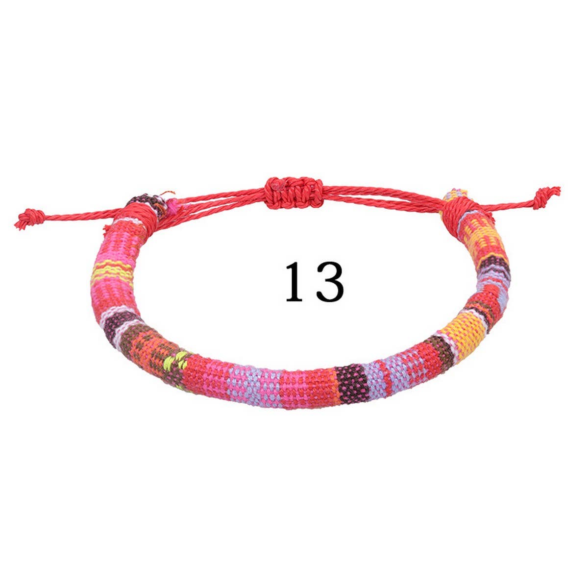 BOHEMIAN ETHNIC STYLE COLORFUL HANDWOVEN BRACELET_CWMM0538