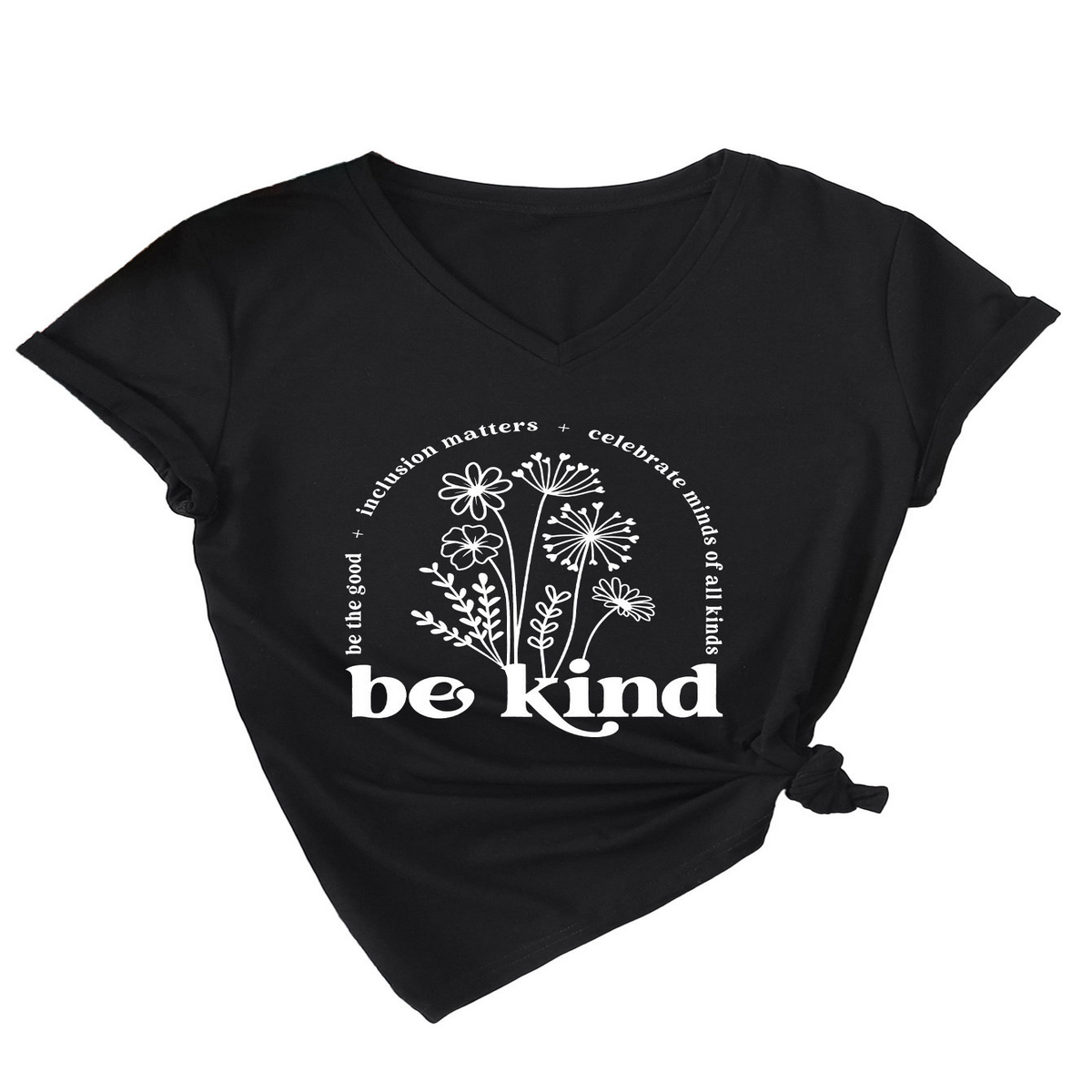 Women Summer T-Shirt Elegan V-Neck Style_Cwtts1542