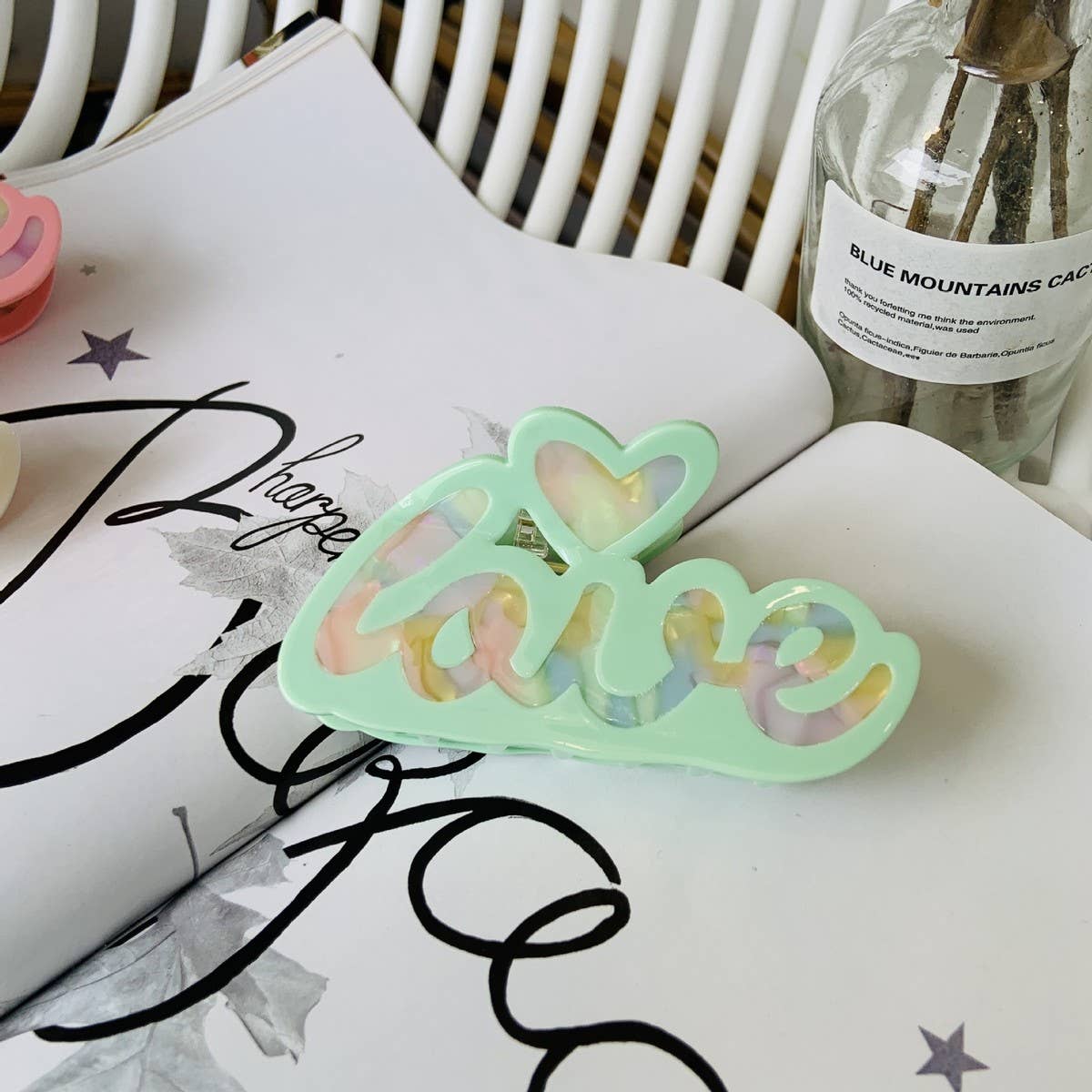 Cute Letter Love High-End Hairpin