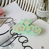 Cute Letter Love High-End Hairpin