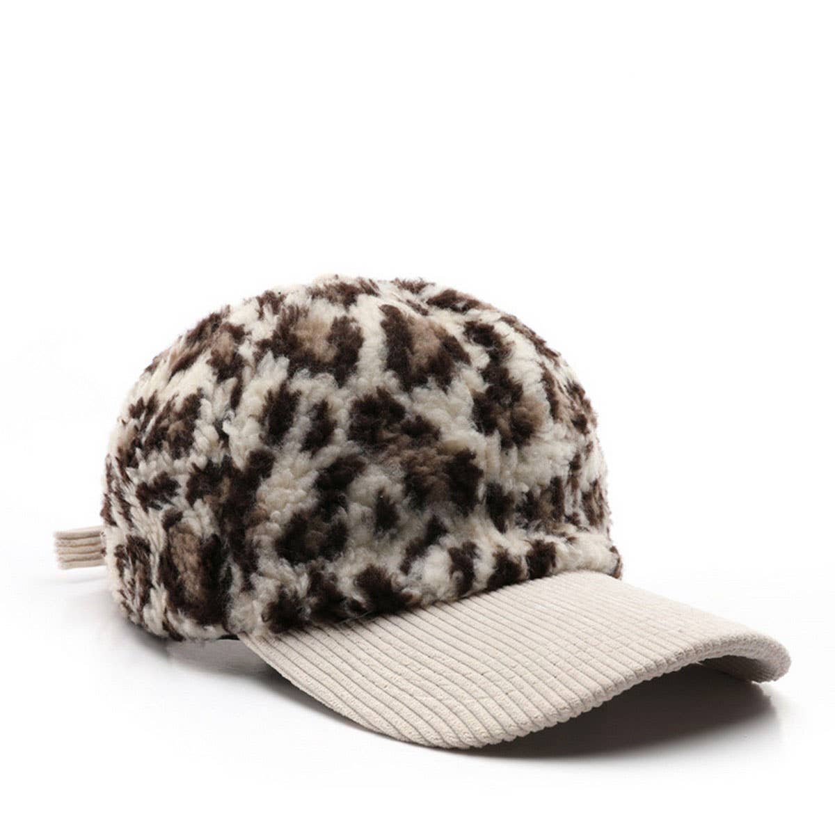 RETRO LEOPARD PRINT BASEBALL HAT FOR MEN AND WOMEN CWAH2170