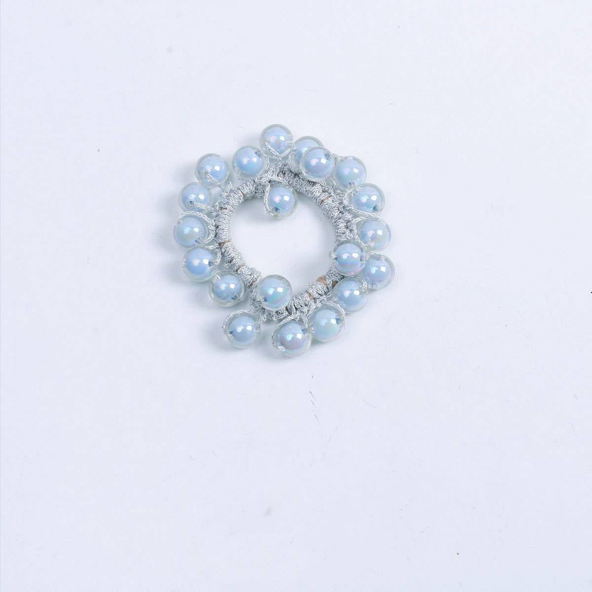 CUTE JELLY BEAD HAIR TIE BOHO SIMPLE HIGH ELASTIC_CWAHA6784