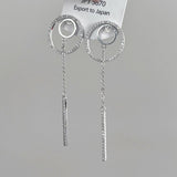 HOLLOW GEOMETRIC RING TASSEL EARRINGS_CWAJE1314