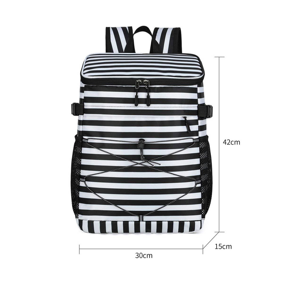 INSULATED CAMPING COOLER BACKPACK WITH FOIL LINER_CWAB5450