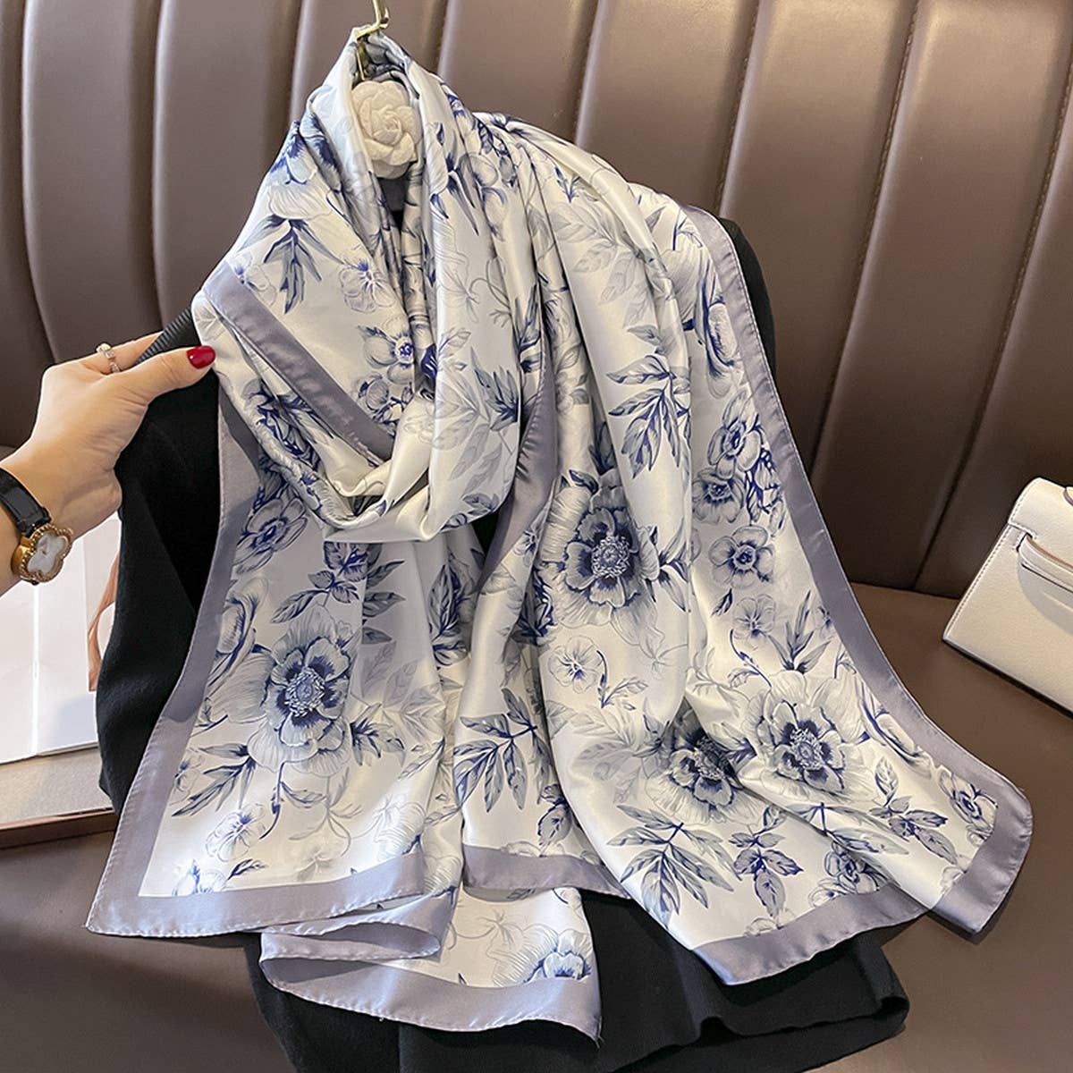 BOHO PRINT SCARF SUNPROOF TRAVEL WRAP FOR WOMEN_CWASC0532