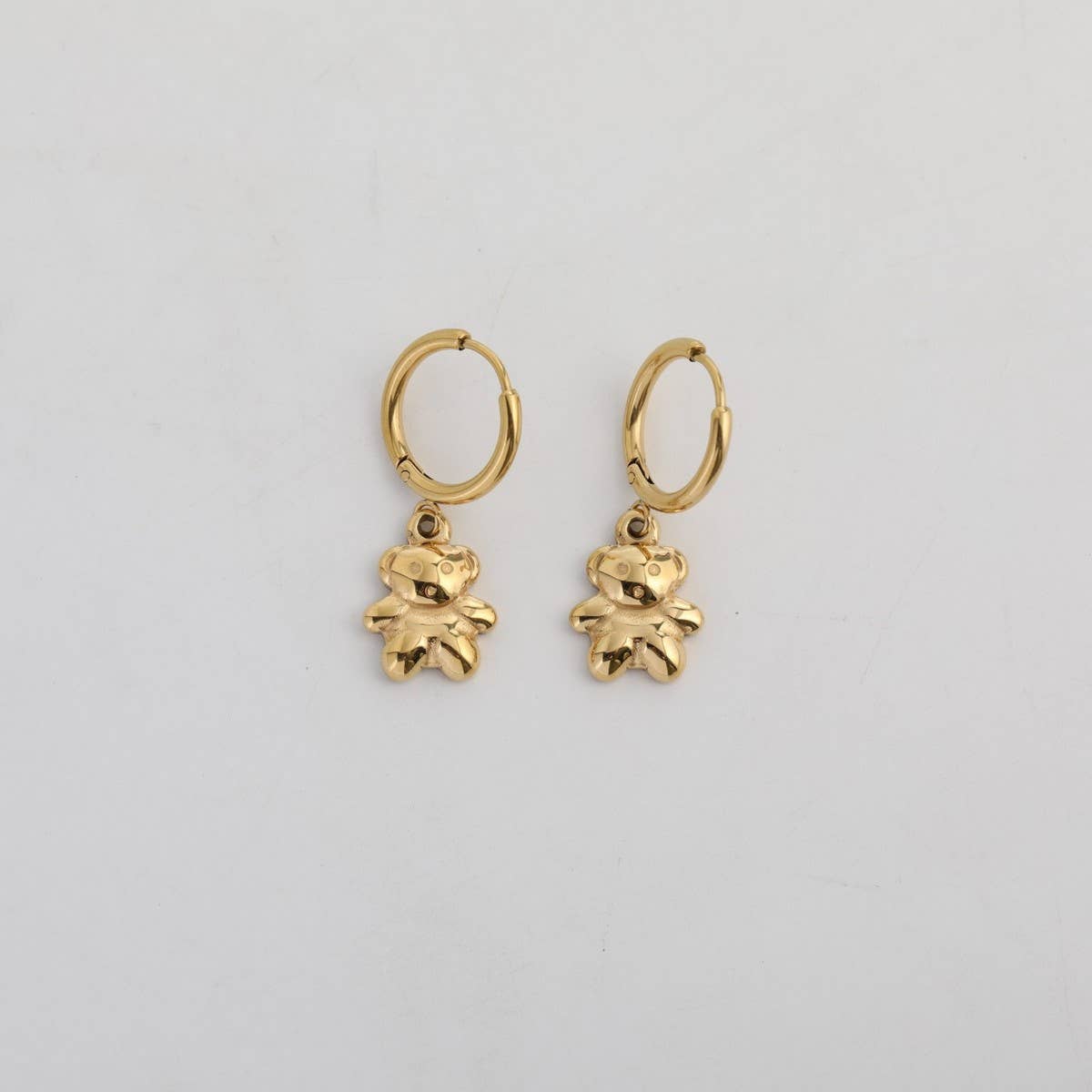 CREATIVE STAINLESS STEEL MIRROR PENDANT EARRINGS_CWMM5723