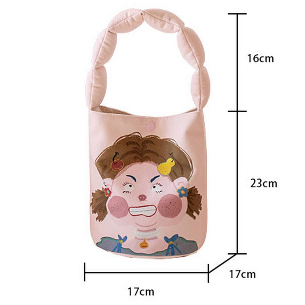 COZY PADDED BUCKET BAG KIDS HANDBAG_CWAB5607