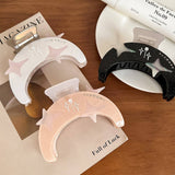 STAR MOON RHINESTONE HAIR CLAW ACETATE CLIP_CWAHA5821
