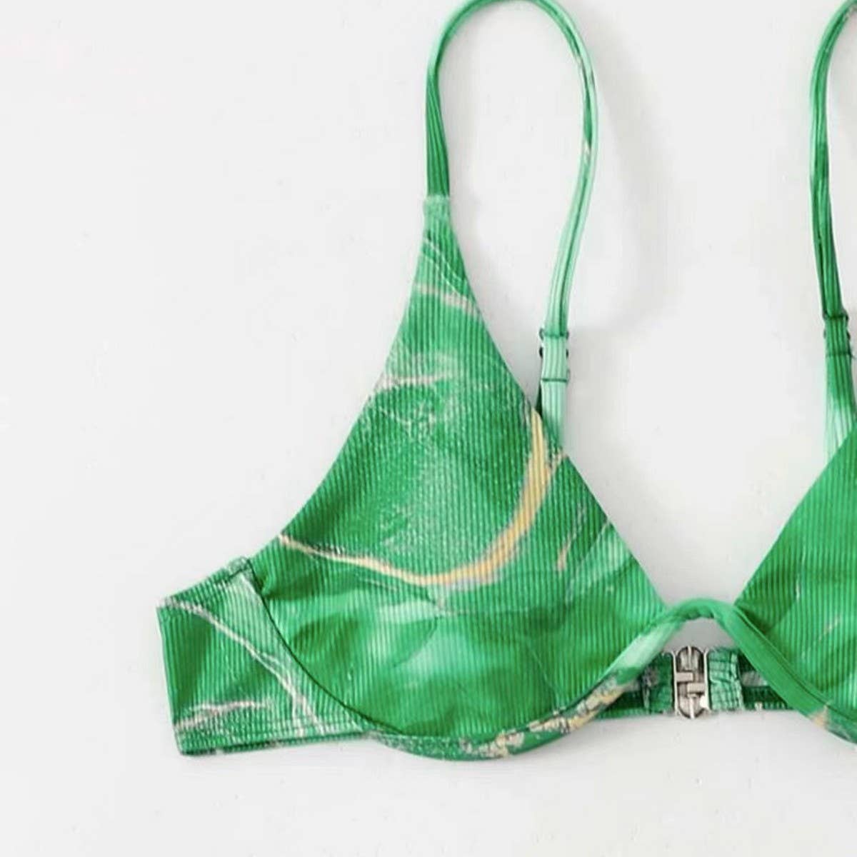 MARBLE PRINT BIKINI SET SEXY 3 PIECE SWIMSUIT_CWMW0158