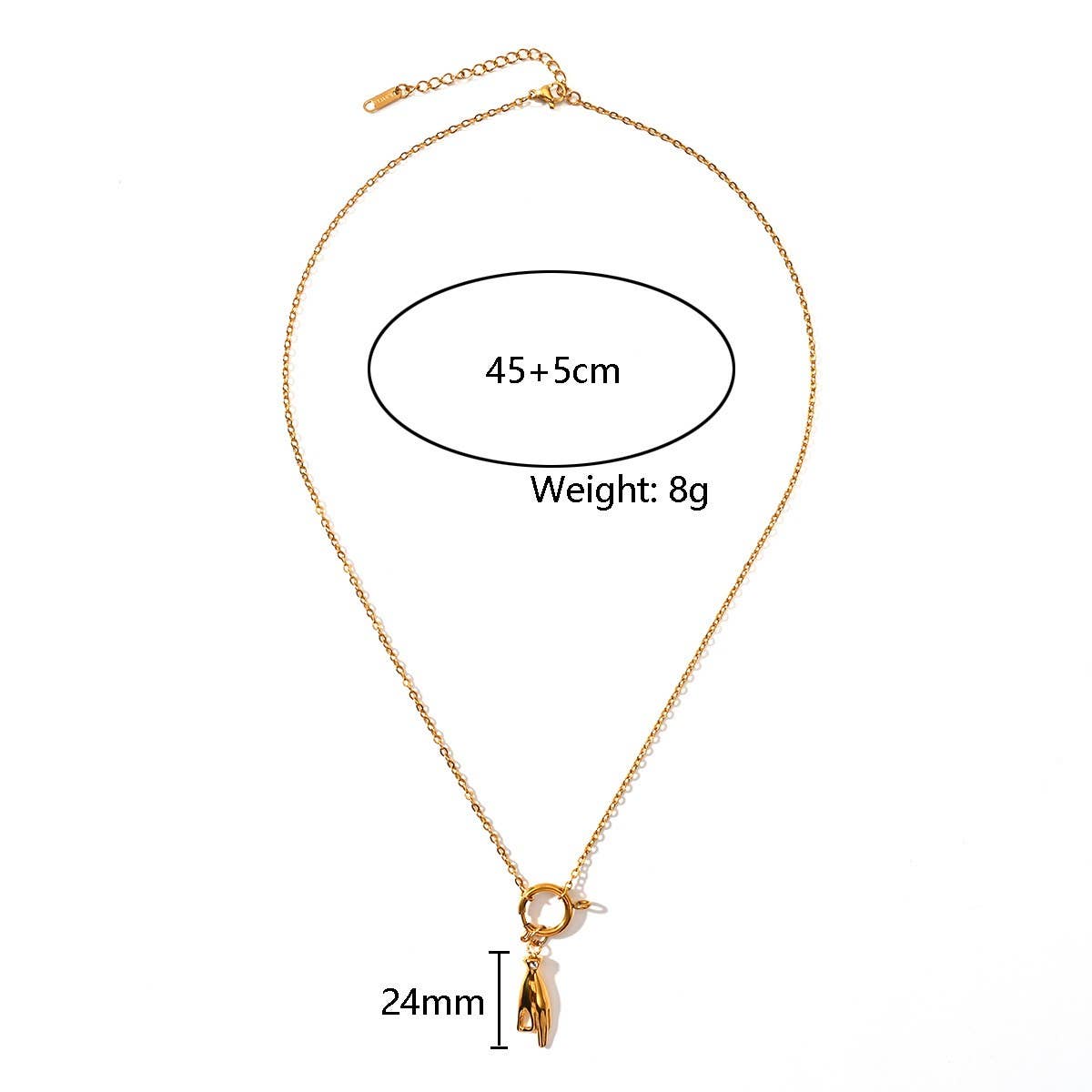 MINIMALIST 18K STEEL BUTTERFLY OCEAN PENDANT_CWMM8821