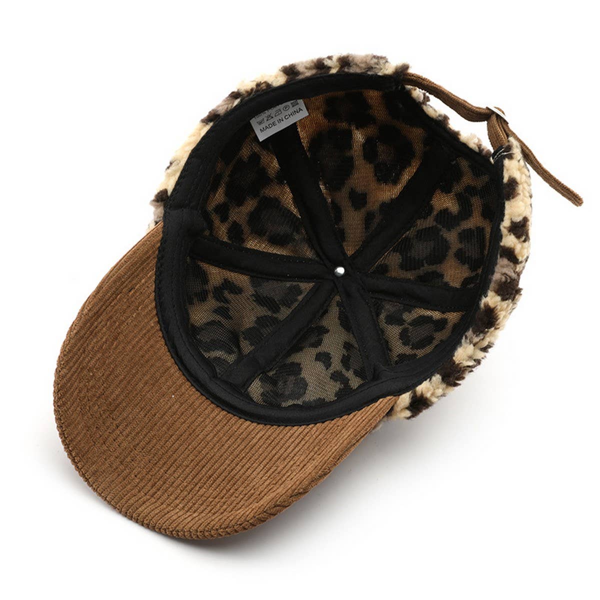 RETRO LEOPARD PRINT BASEBALL HAT FOR MEN AND WOMEN CWAH2170
