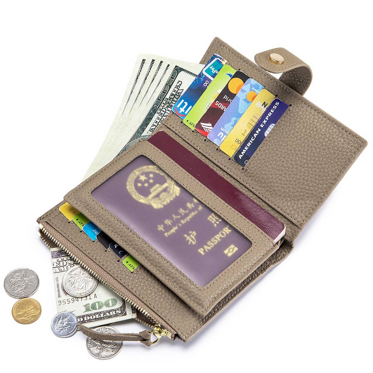 MULTIFUNCTIONAL LARGE CAPACITY SHORT LEATHER WALLET_CWAB3753