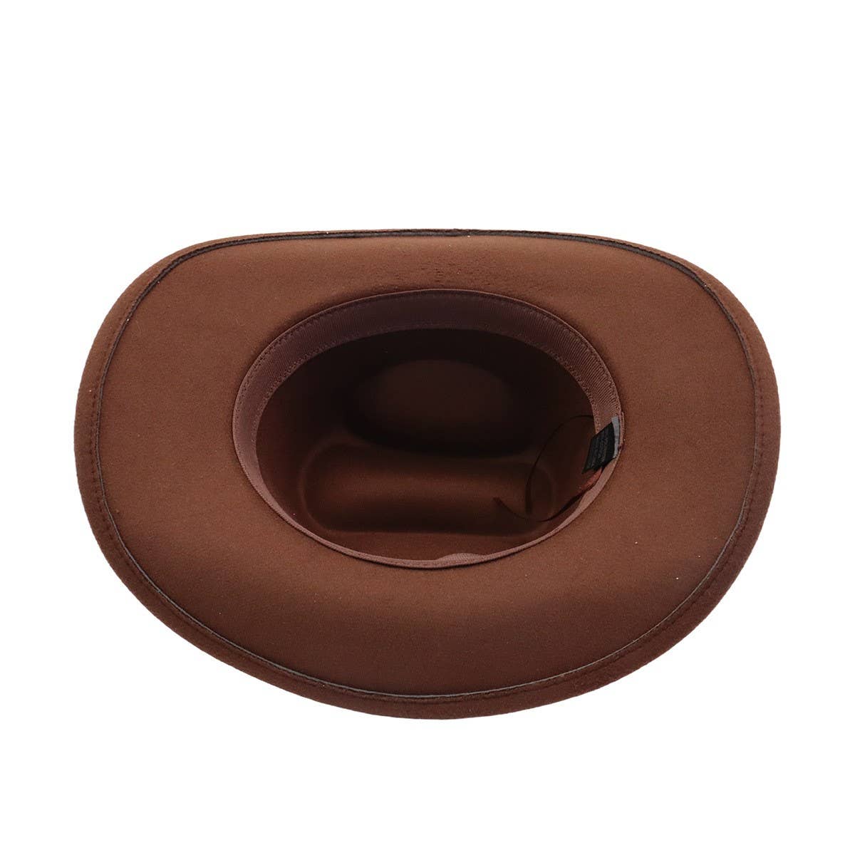 Unisex Wool Fedora Jazz Hat Western Ethnic Style_Cwah04462