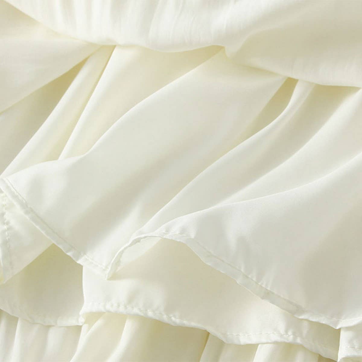 CAKE SKIRT HALF SKIRT BOW A LINE LONG SKIRT_CWBMS0319