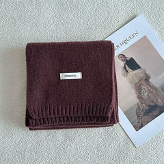 100% WOOL AURORA BLUE KNIT SCARF SOFT WARM_CWASC2285