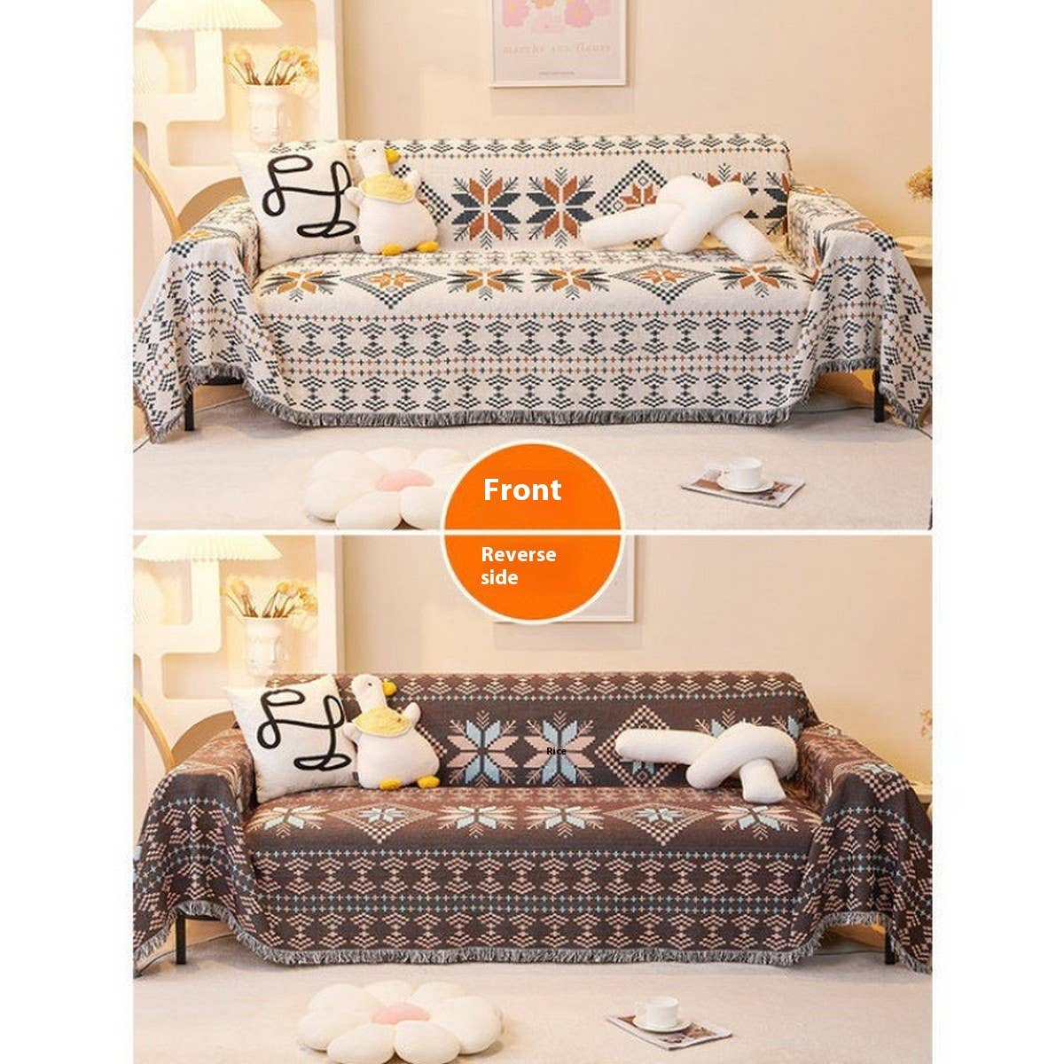 SOFA THROW BLANKET FOR COUCH CHAIR PICNIC_CWMM9644