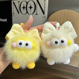 CUTE BOWKNOT BIG EYES CAR KEYCHAIN PLUSH PENDANT_CWMM2518