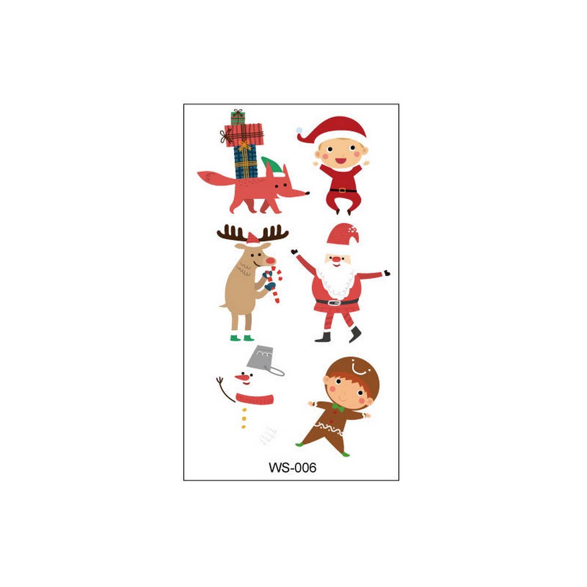 CHRISTMAS CANDLE TRANSFER TATTOOS FOR KIDS PARTY_CWMM8260