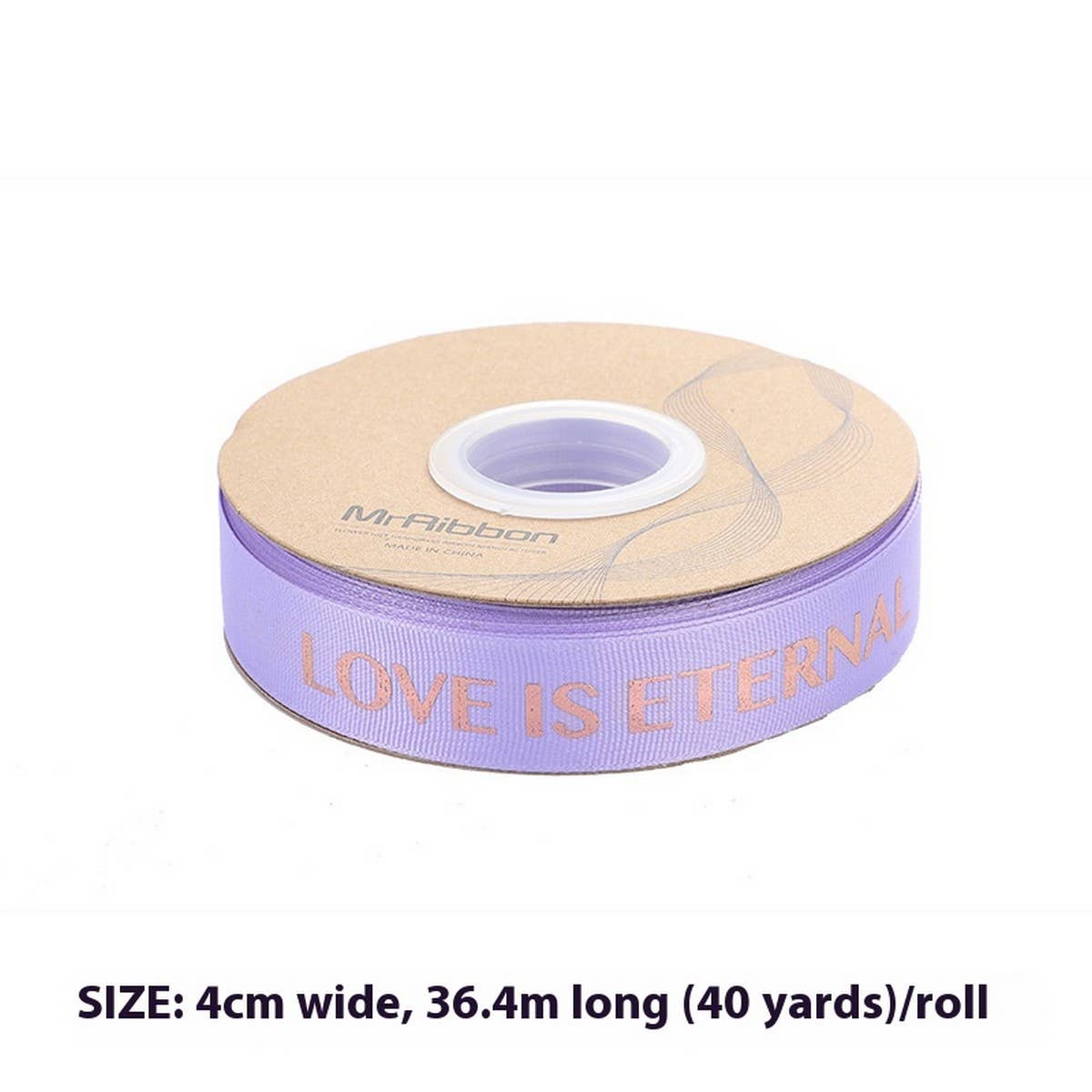 GOLD STAMPED THREADED RIBBON DIY BOW RIBBON_CWMM5778