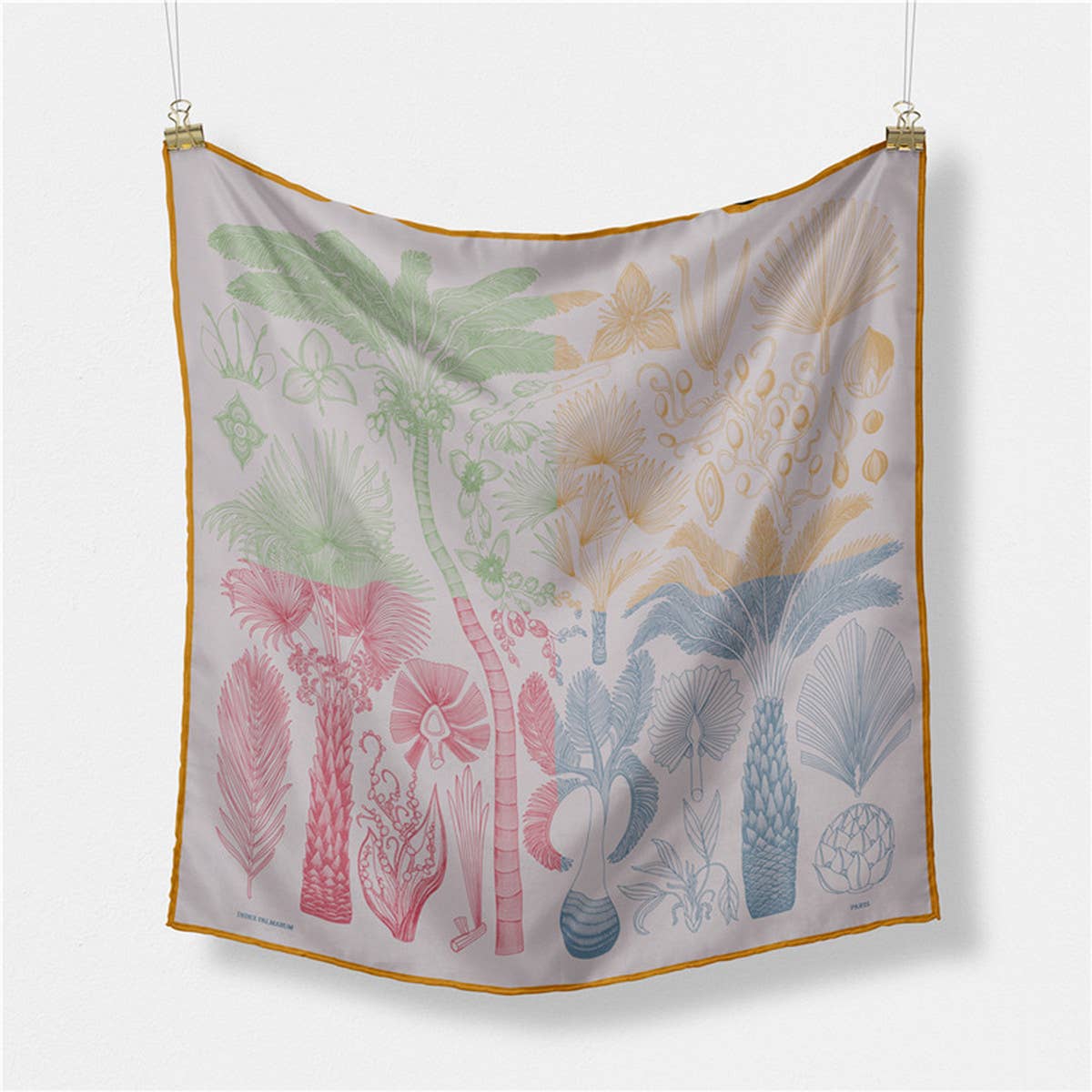 Vacation Beach Satin Scarf For Women, Sun_Cwasc0656