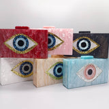 New Acrylic Eye Clutch Wedding Evening Chain Bag_Cwab5898