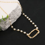 Womens All-Match Freshwater Pearl Necklace