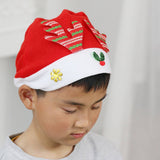 REINDEER GOLD VELVET SANTA HAT FOR CHRISTMAS_CWAJE05368