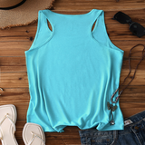 Wome Casual Racerback Tank Top, Comfy Fit_Cwttsl0415